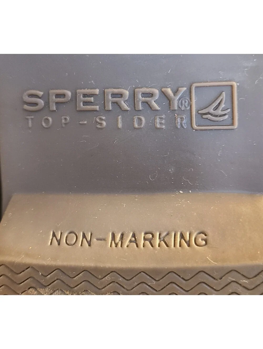 Sperry Top-Sider Avenue Duck Boots Mens Sz 8 Grey Black Wool Blend Rain Snow EUC